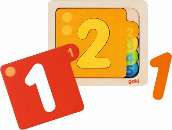 Puzzle stratificat pentru invatarea numerelor [2]