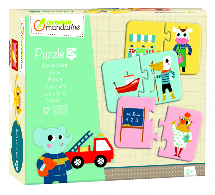 Puzzle-uri cu 2 piese - Meserii [4]