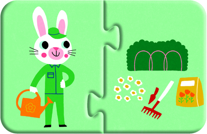 Puzzle-uri cu 2 piese - Meserii [2]