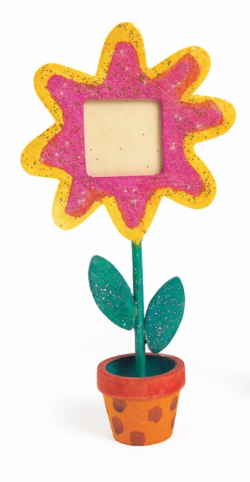 Ramă foto în formă de floare în ghiveci pentru decorare [2]