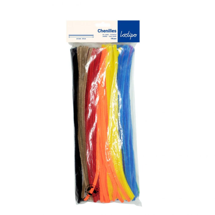 Sârmă plușată - 150 de bucăți (0,6 x 30 cm) [3]