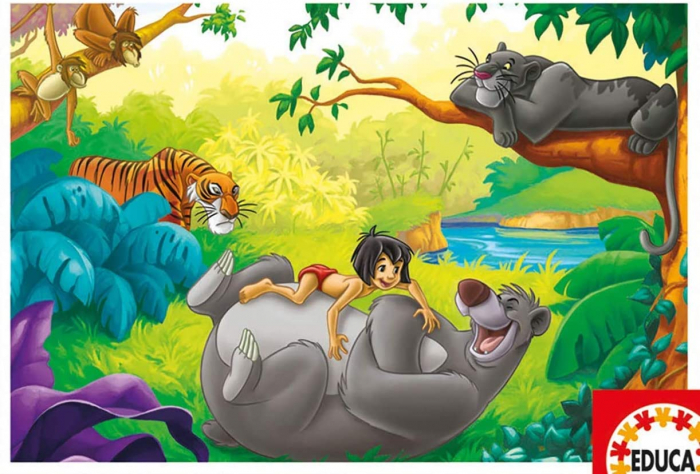Set 2 puzzle-uri cu personaje Disney - Cartea Junglei si Regele Leu [3]