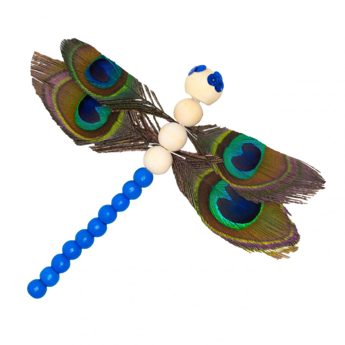 Set 3 pene de păun, 25 - 30 cm [4]