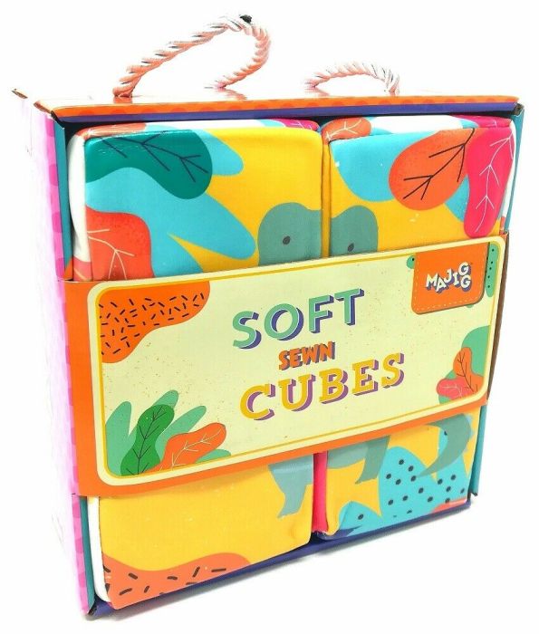Set 4 cuburi textile de joacă [6]