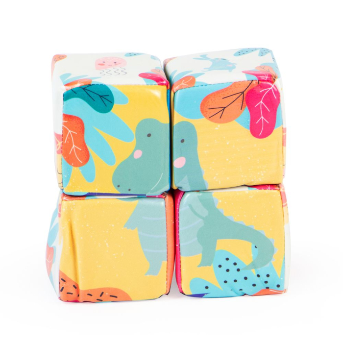 Set 4 cuburi textile de joacă [2]