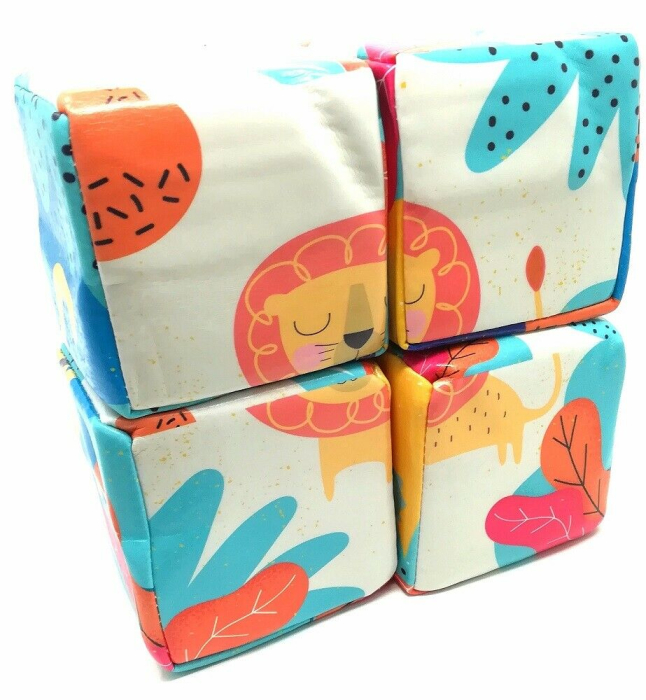 Set 4 cuburi textile de joacă [3]