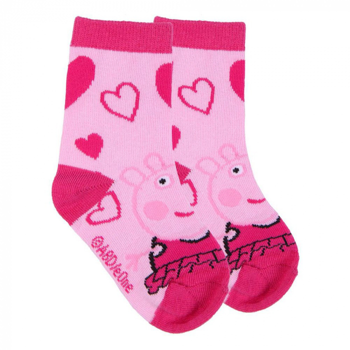 Set 5 perechi sosete Peppa Pig, marime 16-19 [3]