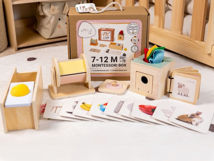 Set 6 jocuri educative tip Montessori, 7 - 12 luni [2]