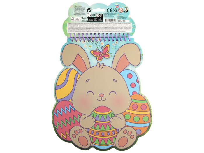 Set carte de colorat si 5 carioci - Iepuraș [2]