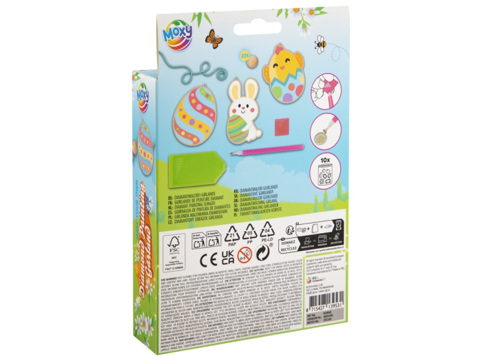 Set creativ - ghirlandă de Paște cu diamante [2]