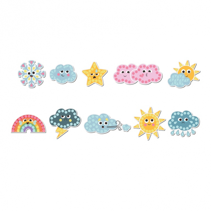 Set de 10 magneți cu diamante - Vremea [2]