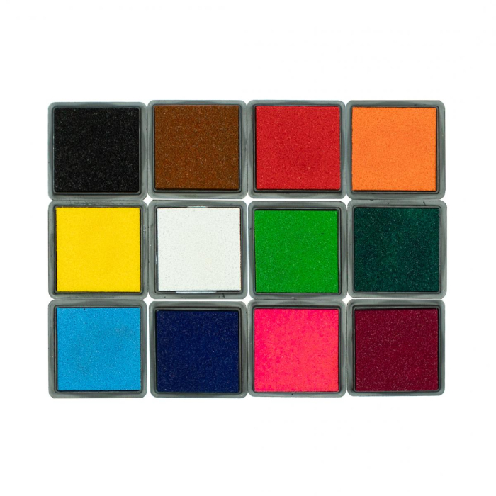 Set de 12 tușiere colorate, 4 x 4 cm [2]