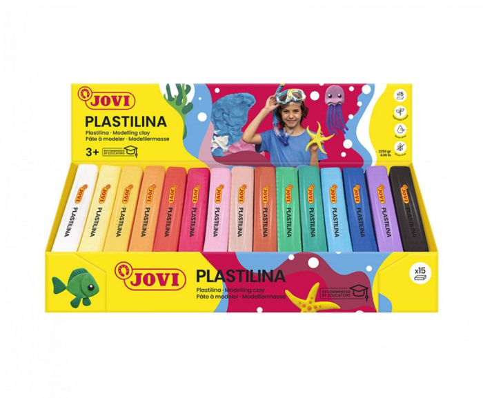Set de 15 batoane de plastilină colorată [3]