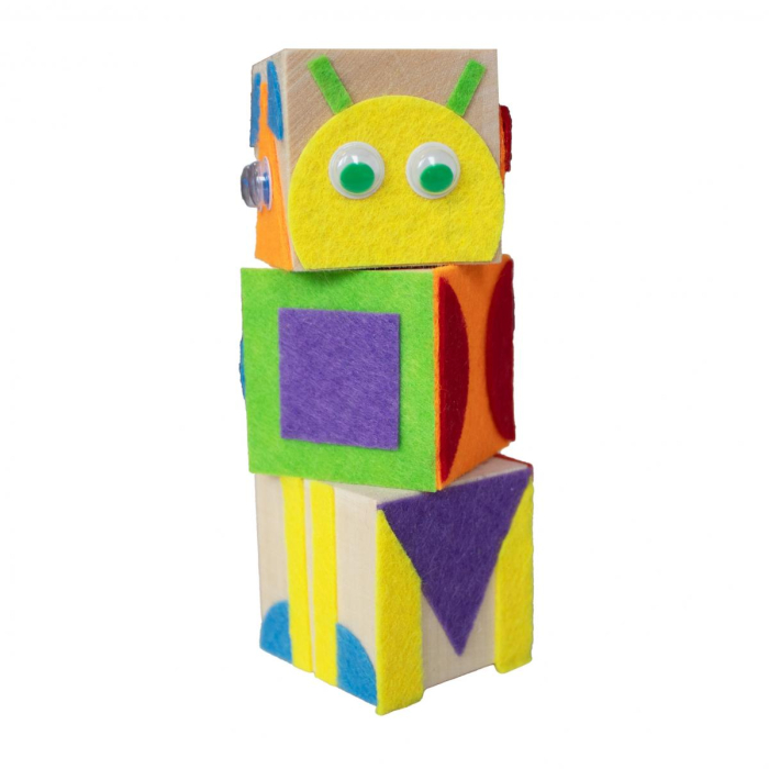 Set de 150 de forme geometrice colorate din fetru autoadeziv - 2,5 - 7 cm [3]