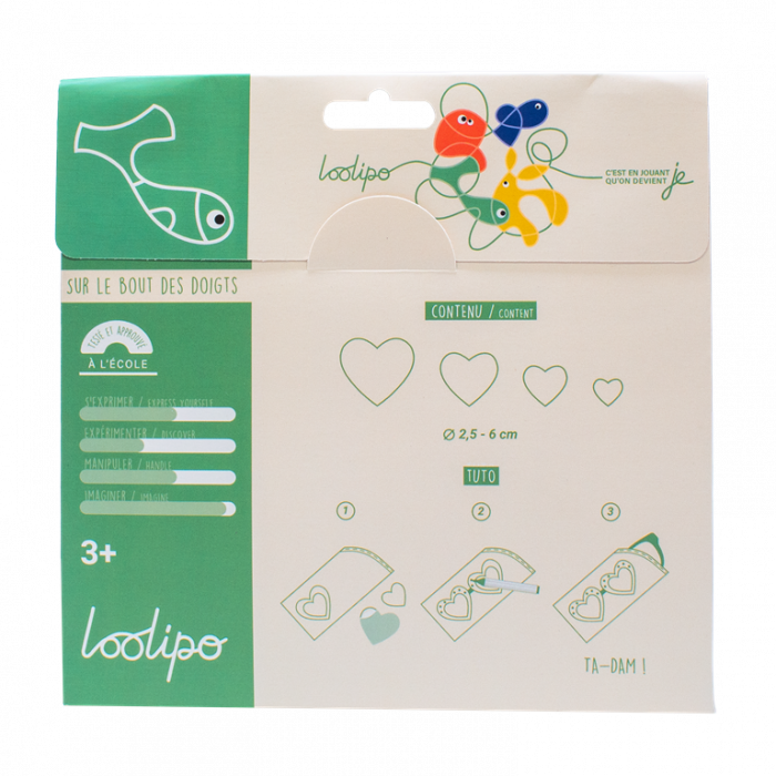 Set de 150 de inimi colorate din fetru autoadeziv - intre 2,5 - 7 cm [4]
