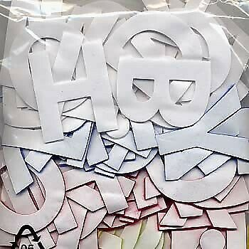 Set de 150 de litere mari de tipar din fetru autoadeziv [3]