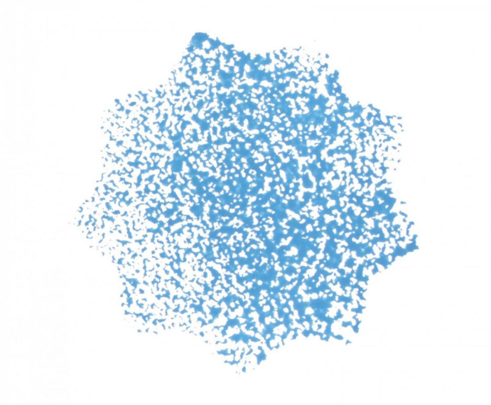 Set de 16 ștampile din burete - Nor, soare, semilună, stea [5]