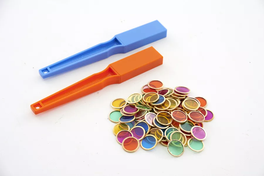 Set de 2 baghete magnetice și 100 de jetoane [2]