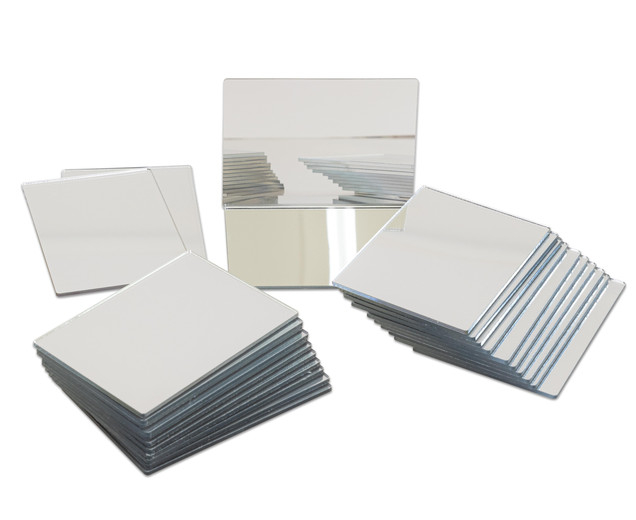 Set de 25 de oglinzi pentru activități geometrice, 7 x 10 x 0.2 cm [4]