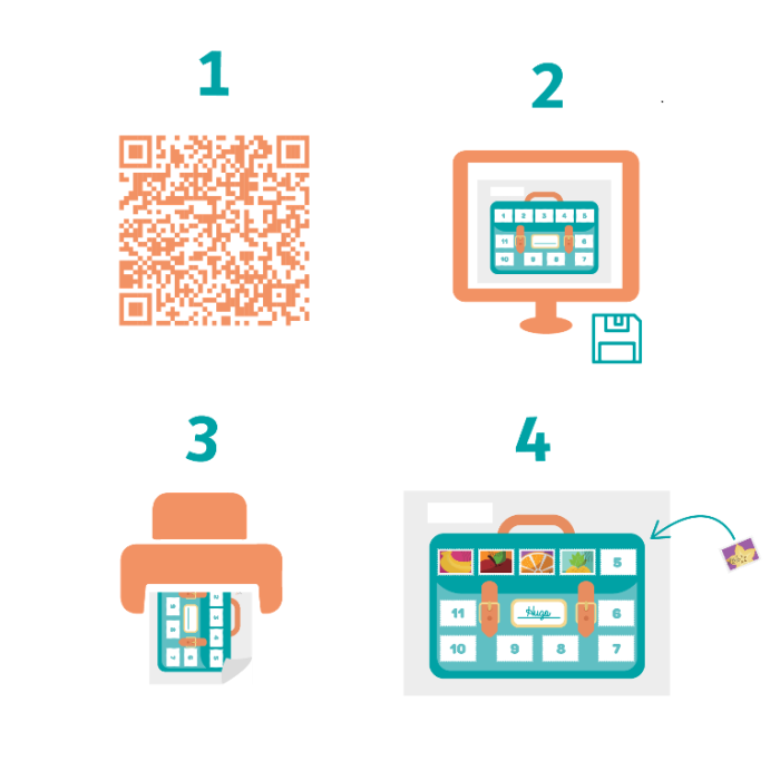Set de 3 role cu 425 de stickere colorate [3]