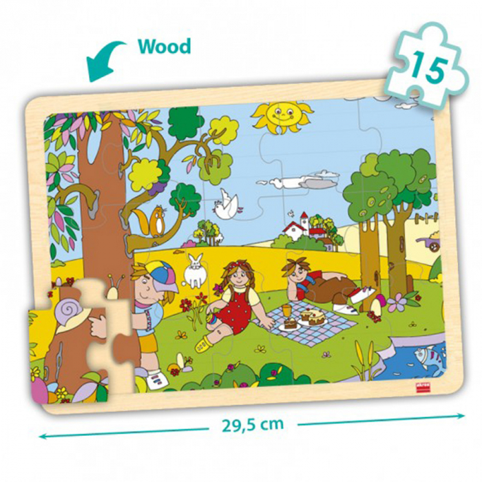 Set de 4 puzzle-uri din lemn - Cele 4 anotimpuri [4]