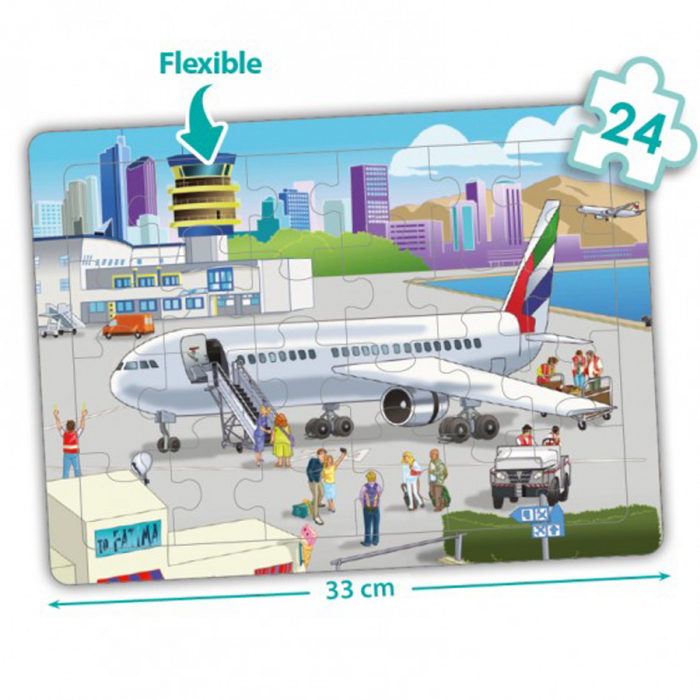 Set de 4 puzzle-uri - Orașul [3]