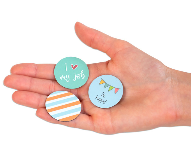 Set de 42 de magneți cu mesaje colorate, 35 mm [2]