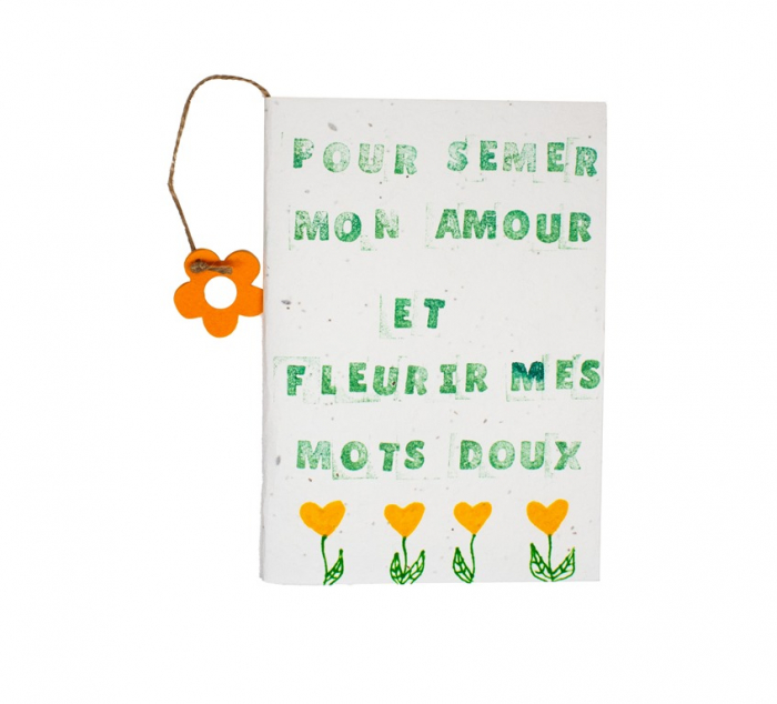 Set de 5 foi de hartie plantabila cu seminte - 21 x 30 cm [3]