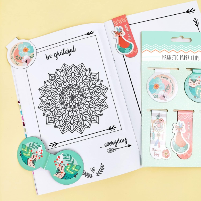 Set de 5 semne de carte magnetice - Continuă să visezi [2]