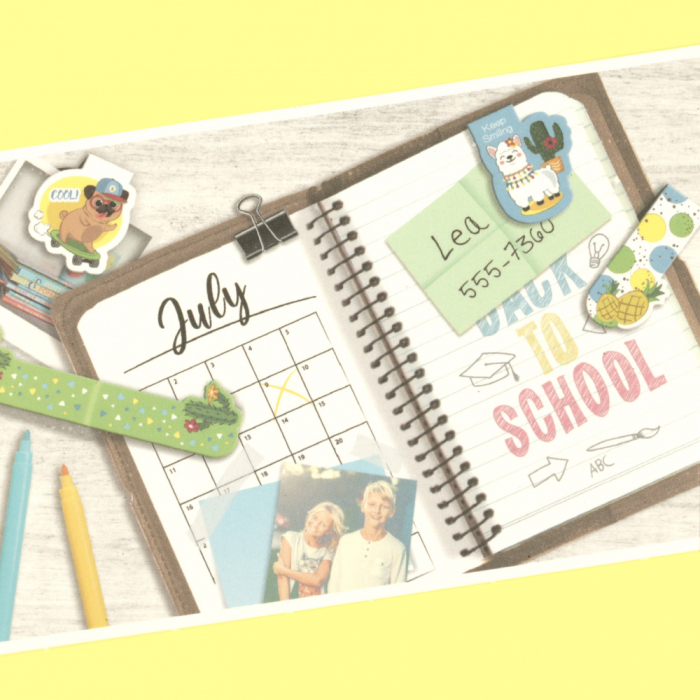 Set de 5 semne de carte magnetice - Continuă să zâmbești [2]