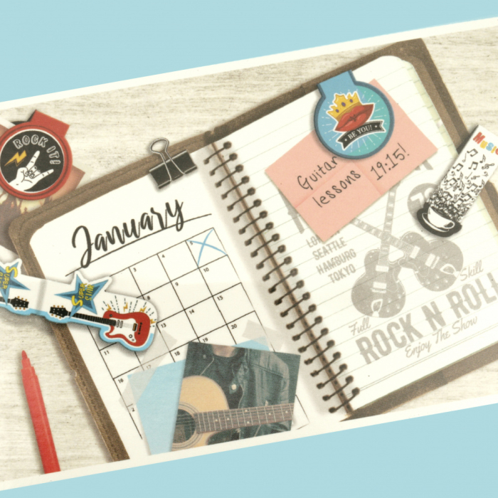 Set de 5 semne de carte magnetice - Rockstar [2]