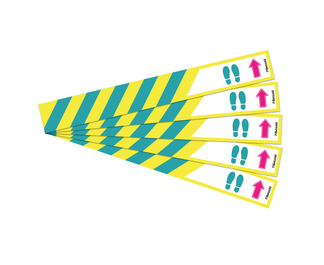 Set de 5 stickere pentru trepte, 64 x 8 cm [3]