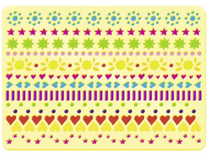 Set de 6 sabloane - Viata la ferma [11]