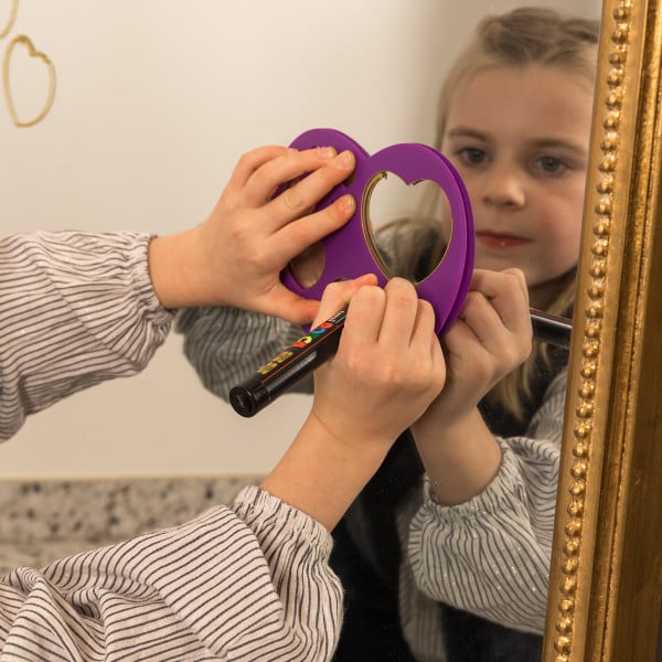 Set de 6 șabloane cu forme geometrice, 14 x 14 cm [3]