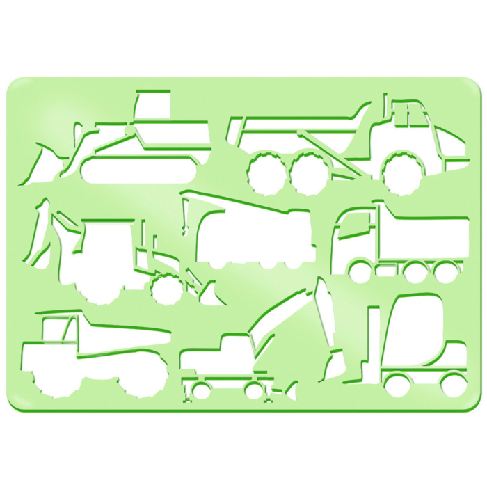 Set de 6 sabloane - Mijloace de transport [5]