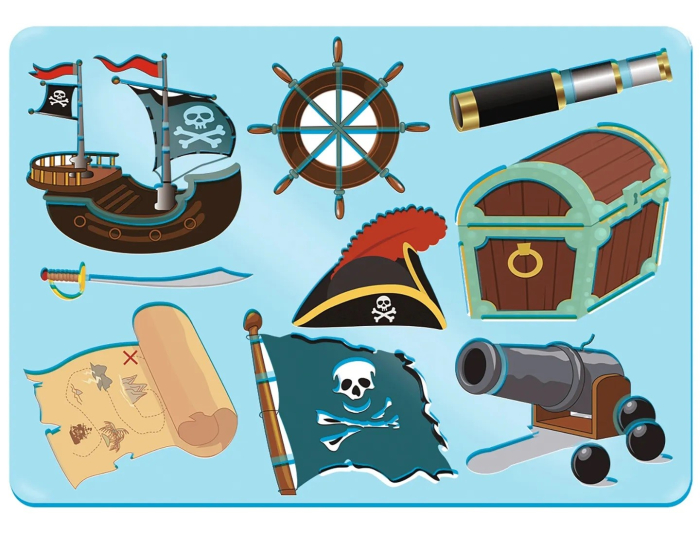 Set de 6 sabloane - Mijloace de transport [10]