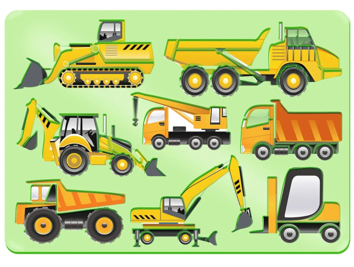 Set de 6 sabloane - Mijloace de transport [4]