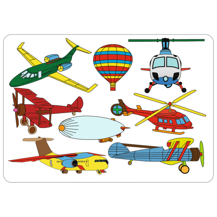 Set de 6 sabloane - Mijloace de transport [9]