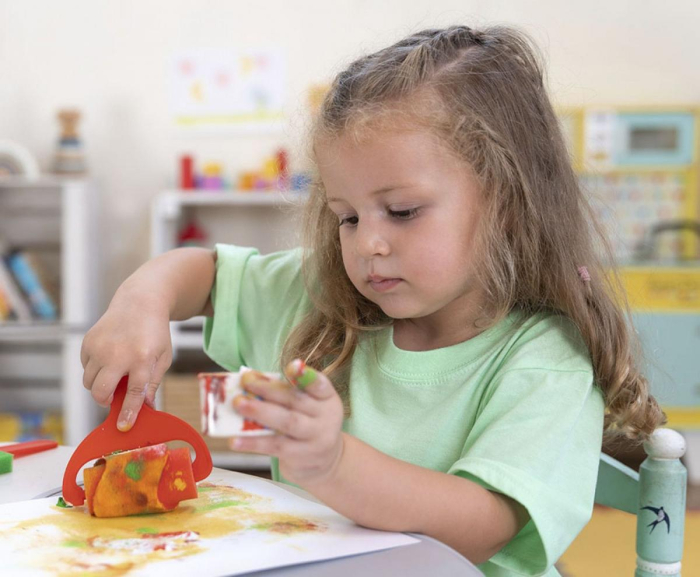 Set de 6 vopsele pentru pictura cu degetele, 500 ml [5]