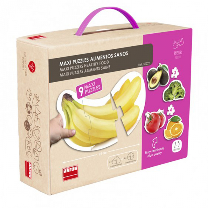 Set de 9 puzzle-uri maxi - Alimente sănătoase [5]