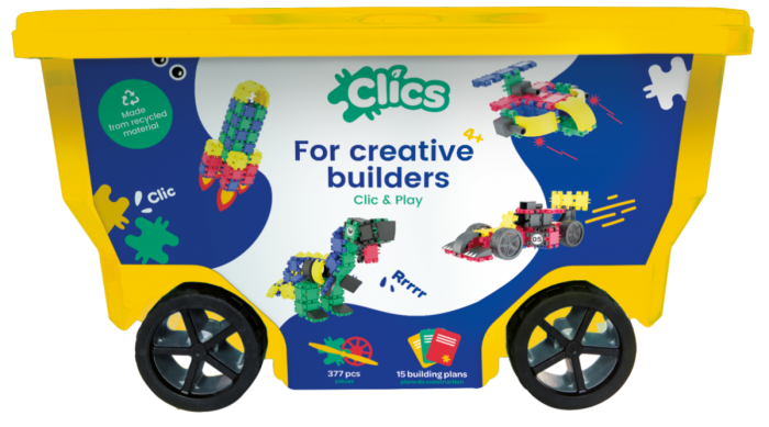 Set de construcție 15 în 1 cu 377 de piese -Rollerbox [3]