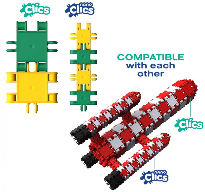 Set de construcție 5 în 1 cu 250 de piese - Nano Clics [3]