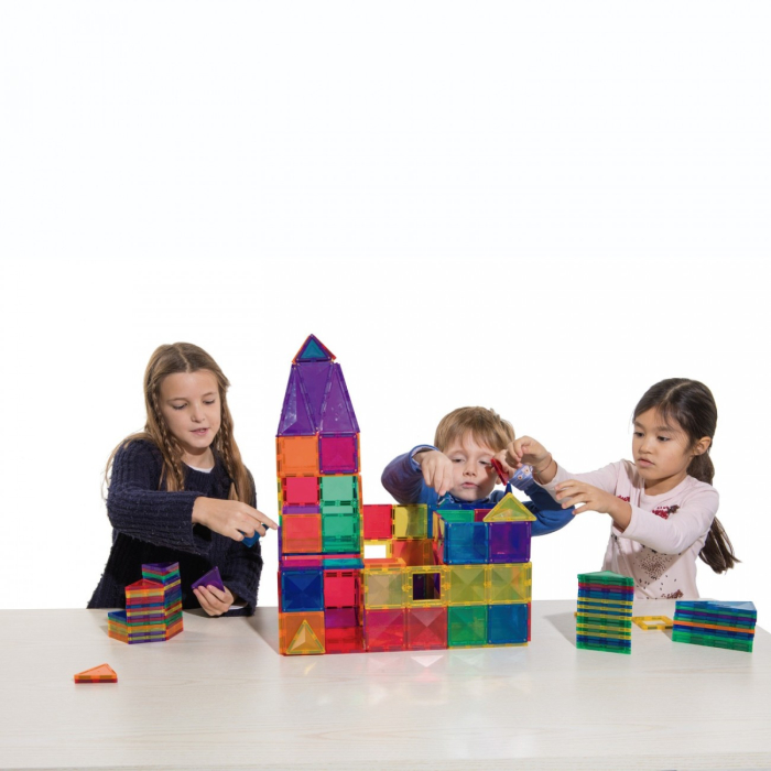 Set de constructie cu 60 de piese magnetice [3]