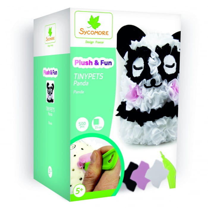 Set de creatie cu material textil - Ursulet panda