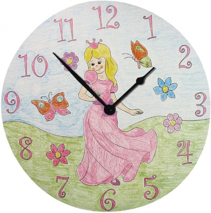 Set de creatie pentru asamblat si decorat - Ceas cu printesa [2]