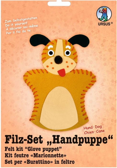 Set de cusut - Marionetă cățel din fetru, 20 cm [2]