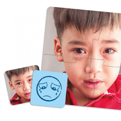 Set de puzzle-uri progresive - 10 emoții [2]