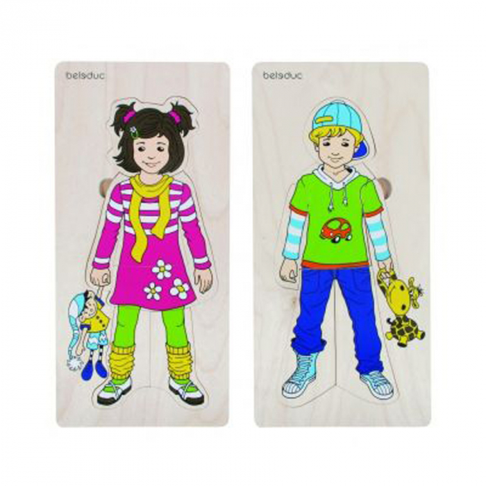 Set de puzzle-uri stratificate - Anika și Denis [2]