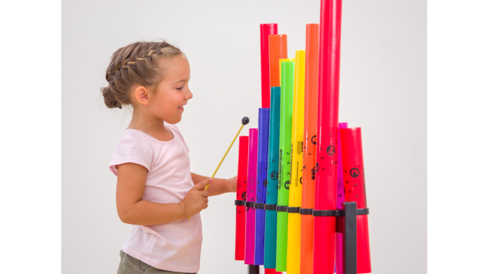 Set diatonic Boomwhacker - 8 tuburi de percutie [4]