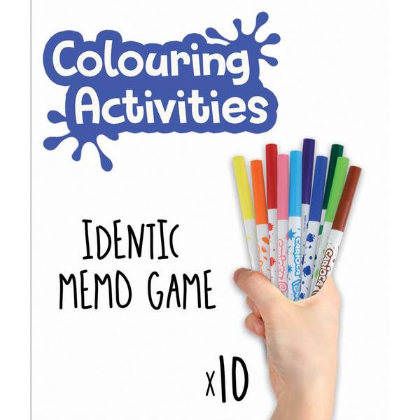 Set Joc de memorie de colorat si 10 carioci - Alimente [2]
